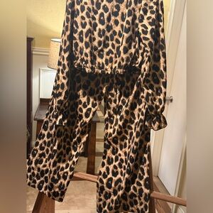 SHEIN Leopard Print Jumpsuit